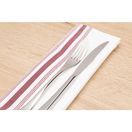 Bistro Table Napkins Burgundy Stripe additional 2