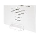 Acrylic Triangle Menu Holder additional 2
