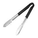 Hygiplas Colour Coded Black Serving Tongs 300mm additional 1