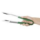 Hygiplas Colour Coded Green Serving Tongs 300mm additional 2