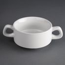 Olympia Athena Stacking Soup Bowls 160mm/4 1/4" 290ml additional 1