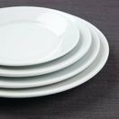 Olympia Athena Wide Rimmed Plates White 254mm/10" additional 4