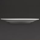 Olympia Athena Wide Rimmed Plates White 254mm/10" additional 6