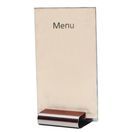 Olympia Curved Stainless Steel Menu Card Holder additional 2