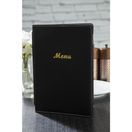 Olympia Faux Leather Menu Cover A5 Black additional 8