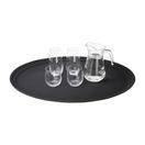 Olympia Kristallon Polypropylene Oval Non-Slip Tray Black 685mm additional 7