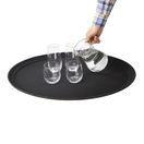 Olympia Kristallon Polypropylene Oval Non-Slip Tray Black 685mm additional 8