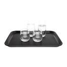 Olympia Kristallon Polypropylene Rectangular Non-Slip Tray Black additional 2
