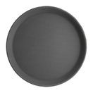 Olympia Kristallon Polypropylene Round Non-Slip Tray Black additional 10