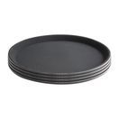 Olympia Kristallon Polypropylene Round Non-Slip Tray Black additional 16