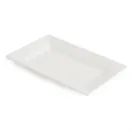 Olympia Lumina Wide Rim Rectangular Plates White 200x 130mm additional 1