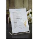 Slanted Acrylic Menu Holder additional 6