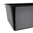 Vogue Polycarbonate 1/1 Gastronorm Container 200mm Black additional 3