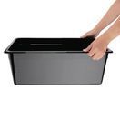 Vogue Polycarbonate 1/1 Gastronorm Container 200mm Black additional 6