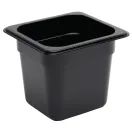 Vogue Polycarbonate 1/6 Gastronorm Container 150mm Black additional 1
