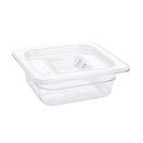 Vogue Polycarbonate 1/6 Gastronorm Container 65mm Clear additional 3