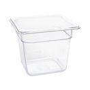 Vogue Polycarbonate 1/6 Gastronorm Container Clear additional 2