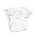 Vogue Polycarbonate 1/6 Gastronorm Container Clear additional 3