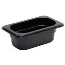 Vogue Polycarbonate 1/9 Gastronorm Container 65mm Black additional 1