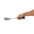 Vogue Slotted Serving Spoon Black Handle 340mm additional 4