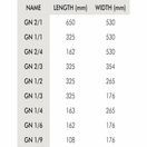 Vogue Stainless Steel 1/1 Gastronorm Tray 100mm additional 3