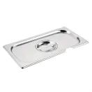 Vogue Stainless Steel 1/3 Gastronorm Notched Lid additional 1