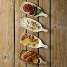 Churchill Stonecast Handled Paddles Barley White 284mm additional 3