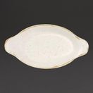 Churchill Stonecast Oval Eared Dishes Barley White 205mm additional 1