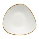 Churchill Stonecast Triangular Shallow Bowls Barley White 210mm additional 1