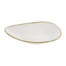 Churchill Stonecast Triangular Shallow Bowls Barley White 272mm additional 2