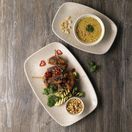 Churchill Raku Oblong Chef Plates Agate Grey 202 x 261mm additional 6