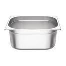 Vogue Stainless Steel Gastronorm Tray Set 2 x 1/2 with Lids additional 5