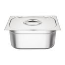 Vogue Stainless Steel Gastronorm Tray Set 2 x 1/2 with Lids additional 6