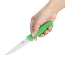 Hygiplas Serrated Vegetable Knife Green 10.5cm additional 2