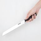 Vogue Soft Grip Bread Knife Black 20cm additional 2