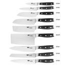 Vogue Tsuki Series 7 Santoku Knife Black 14.3cm additional 5