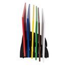 Hygiplas Low Density Chopping Board Set with Rack (Set of 6) additional 3