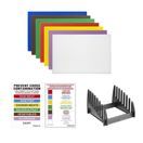 Hygiplas Low Density Chopping Board Set with Rack 450x300x10mm additional 1
