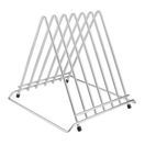 Hygiplas Thick Low Density Chopping Board Set with Rack 455x305x20mm additional 2