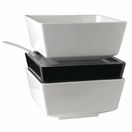 APS Float White Square Bowl 7in additional 4