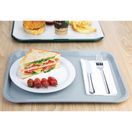 Olympia Kristallon Polypropylene Fast Food Tray Grey additional 5
