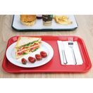 Olympia Kristallon Polypropylene Fast Food Tray Red additional 5