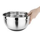 Vogue Stainless Steel Mixing Bowl with Silicone Base 5Ltr additional 4