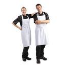 Whites Bib Apron Polycotton White additional 6