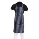 Whites Butchers Apron Navy Stripe with Pocket additional 1