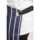Whites Butchers Apron Navy Stripe with Pocket additional 5