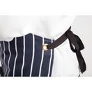 Whites Butchers Apron Navy Stripe with Pocket additional 6