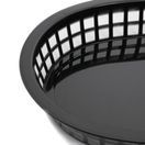 Olympia Oval Polypropylene Food Basket Black additional 2