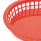 Olympia Oval Polypropylene Food Basket Red additional 2