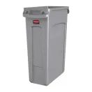 Rubbermaid Slim Jim Container With Venting Channels Grey 87Ltr additional 1